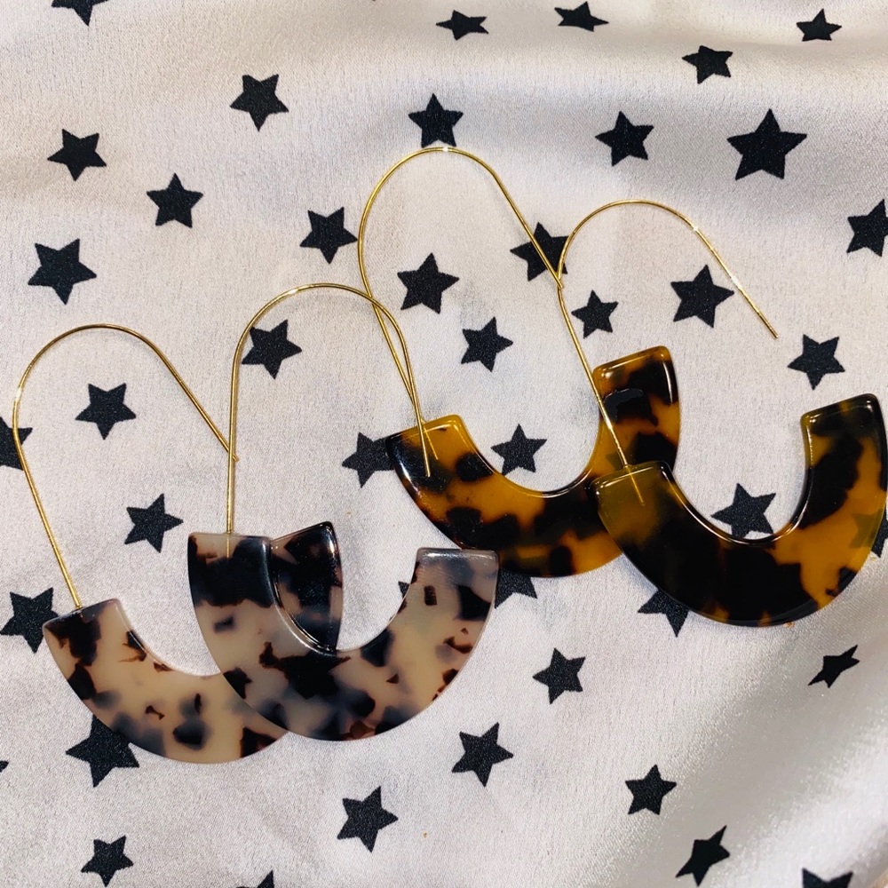Acrylic Cheetah Earring Bundle